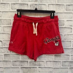 Women’s/Junior’s Georgia Bulldogs red pull on shorts Sz Medium 7/9